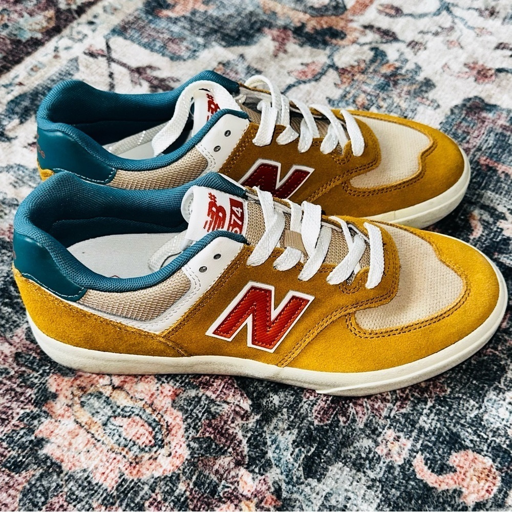 New Balance Numeric 574 Vulc 'Tan Teal' - image 3
